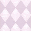 DELLA Purple T3174 by Thibaut Designer Wallpaper