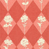 DELLA Red T3176 by Thibaut Designer Wallpaper