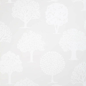 Russell Square Pearl on White T35106 by Thibaut Designer Wallpaper