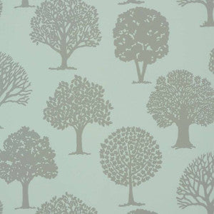 Russell Square Linen on Aqua T35108 by Thibaut Designer Wallpaper