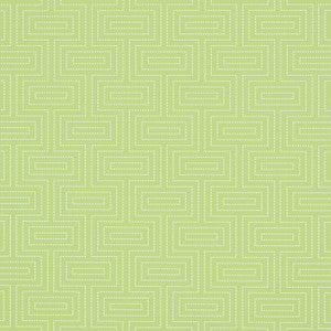 Broadway Green T35159 by Thibaut Designer Wallpaper