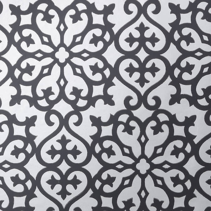 Allison Black on Metallic Silver T35177 by Thibaut Wallpaper Thibaut Wallpaper Allison Black on Metallic Silver T35177Wallpaper Graphic Resource Wallpaper U.S.A. </p><p>Repeat: V: 25.25 27 - Fabric Carolina -