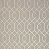 La Farge Metallic Pewter on Taupe T35203 by Thibaut Designer Wallpaper