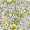 NEMOUR Grey T36128 by Thibaut Designer Wallpaper