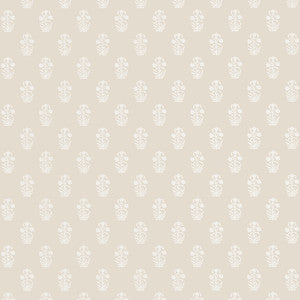 Corwin White on Natural T36405 by Thibaut Designer Wallpaper