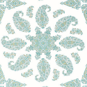 East India Seaglass T36428 by Thibaut Designer Wallpaper