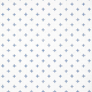 Bethany Navy on White T36451 by Thibaut Designer Wallpaper