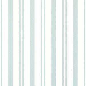 Maggie Stripe Seaglass T36459 by Thibaut Designer Wallpaper