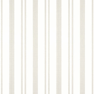 Maggie Stripe Beige T36462 by Thibaut Designer Wallpaper