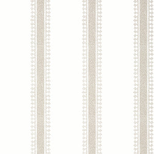 Cambridge Stripe Beige T36464 by Thibaut Designer Wallpaper
