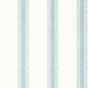 Cambridge Stripe Seaglass T36465 by Thibaut Designer Wallpaper