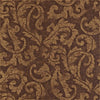 ARDMORE SCROLL Metallic on Brown T3859 by Thibaut Designer Wallpaper
