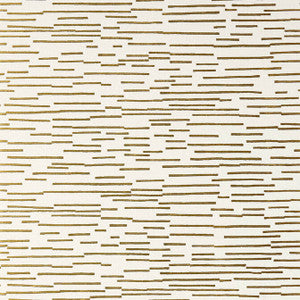 Sierra Metallic Gold on Cream T4005 by Thibaut Designer Wallpaper