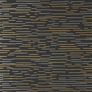Sierra Metallic Bronze on Black T4009 by Thibaut Designer Wallpaper