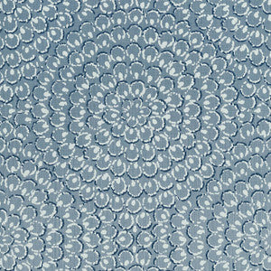 Aster Navy T4034 by Thibaut Designer Wallpaper