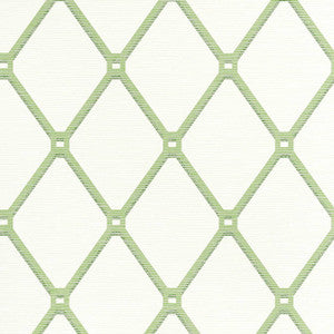 Easom Trellis Green T4051 by Thibaut Designer Wallpaper