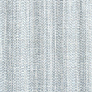 Baldwin Herringbone Blue T4062 by Thibaut Designer Wallpaper