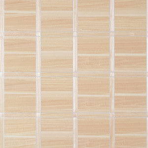 Wood Panel Natural and Metallic Silver T41002 by Thibaut Designer Wallpaper