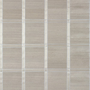 Wood Panel Taupe and Metallic Silver T41003 by Thibaut Designer Wallpaper