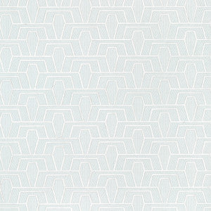 Hinton Tunnel Soft Blue T41015 by Thibaut Designer Wallpaper