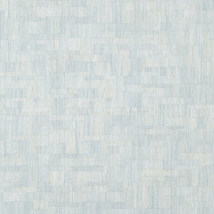 Bamboo Mosaic Soft Blue T41020 by Thibaut Designer Wallpaper