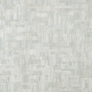 Bamboo Mosaic Putty T41021 by Thibaut Designer Wallpaper