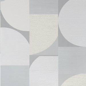 Saturn Neutral and Pearl T41024 by Thibaut Designer Wallpaper