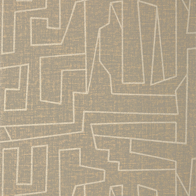 Matrix Metallic Gold and Grey T41034 by Thibaut Wallpaper Thibaut Wallpaper Matrix Metallic Gold and Grey T41034Wallpaper Modern Resource 4 Non Woven Wallpaper UNITED STATES </p><p>Repeat: V: 25.25 27 - Fabric Carolina -