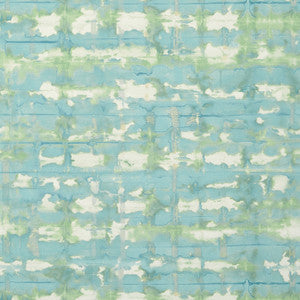 Illusion Teal and Green T41040 by Thibaut Designer Wallpaper