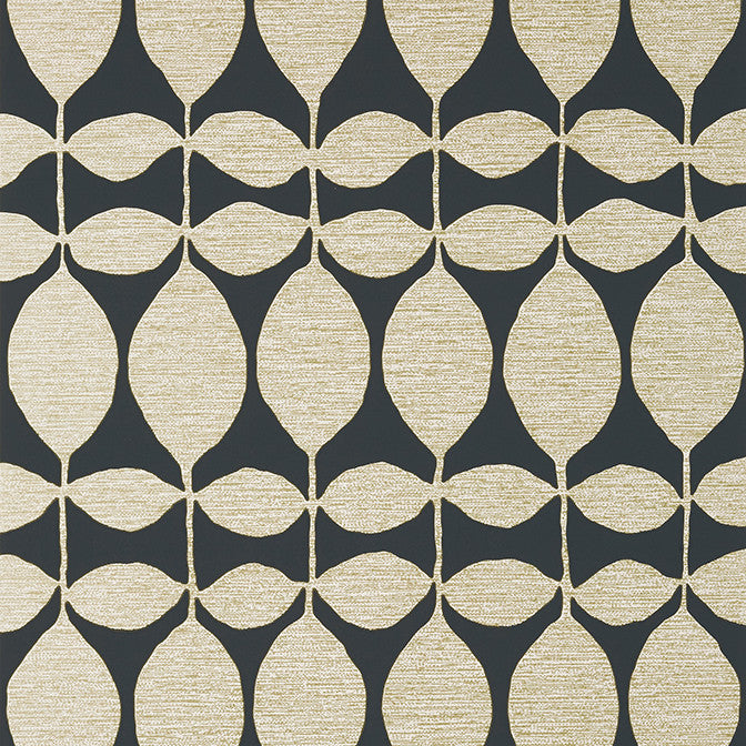 Lola Metallic Gold on Black T41047 by Thibaut Wallpaper Thibaut Wallpaper Lola Metallic Gold on Black T41047Wallpaper Modern Resource 4 Wallpaper UNITED STATES </p><p>Repeat: V: 25.25 27 - Fabric Carolina -