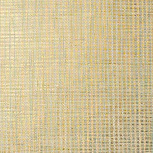 Stablewood Aqua on Metallic Gold T41146 by Thibaut Designer Wallpaper