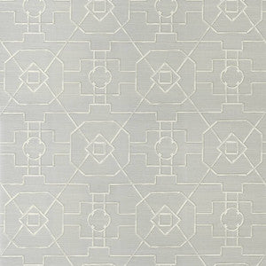 East Gate Grey T41150 by Thibaut Designer Wallpaper