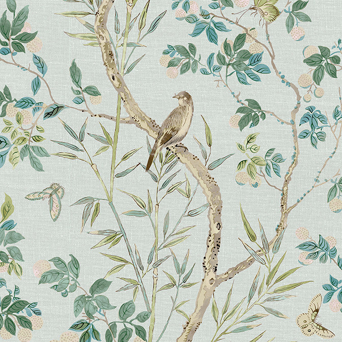 Claire Spa Blue T42010 by Thibaut Wallpaper Thibaut Wallpaper Claire Spa Blue T42010Wallpaper Sojourn Non Woven Wallpaper UNITED STATES </p><p>Repeat: V: 36 27 - Fabric Carolina -