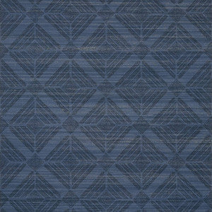 Teramo Navy T436 by Thibaut Designer Wallpaper