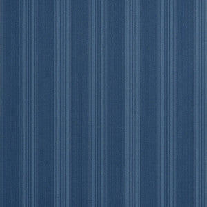 Scarlet Stripe Navy T44019 by Thibaut Designer Wallpaper