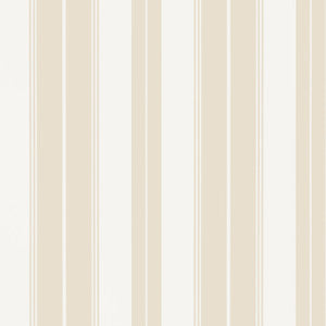 Norfolk Stripe Beige T44039 by Thibaut Designer Wallpaper