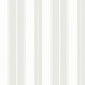 Norfolk Stripe Grey T44040 by Thibaut Designer Wallpaper