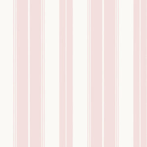 Norfolk Stripe Pink T44041 by Thibaut Designer Wallpaper