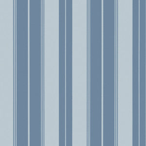 Norfolk Stripe French Blue T44046 by Thibaut Designer Wallpaper