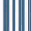 Norfolk Stripe Navy T44047 by Thibaut Designer Wallpaper