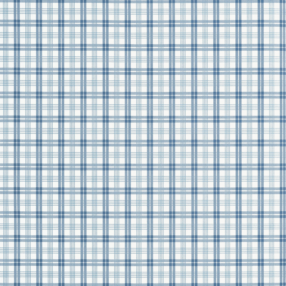 Huntley Plaid Blue T44056 by Thibaut Wallpaper Thibaut Wallpaper Huntley Plaid Blue T44056Wallpaper STRIPES & CHECKS RESOURCE Non Woven Wallpaper U.S.A </p><p>Repeat: H: , V: 2.25   (5.71  cm) 27  in  (68.58  cm) - Fabric Carolina -