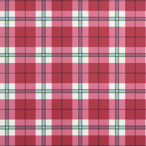 Douglas Plaid Red T44070 by Thibaut Designer Wallpaper