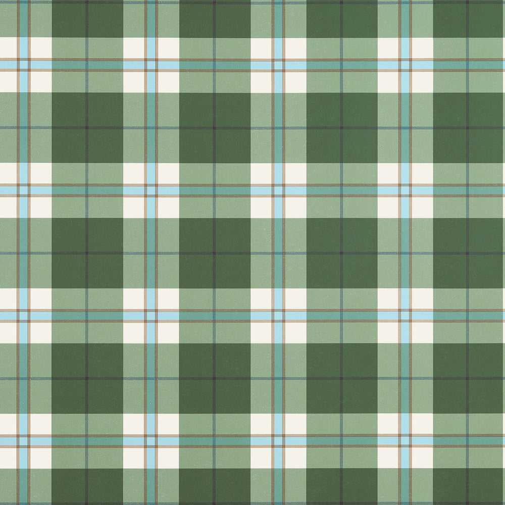Douglas Plaid Green T44071 by Thibaut Wallpaper Thibaut Wallpaper Douglas Plaid Green T44071Wallpaper STRIPES & CHECKS RESOURCE Non Woven Wallpaper U.S.A </p><p>Repeat: H: , V: 6.75   (17.14  cm) 27  in  (68.58  cm) - Fabric Carolina -