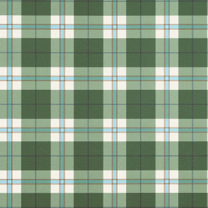 Douglas Plaid Green T44071 by Thibaut Designer Wallpaper