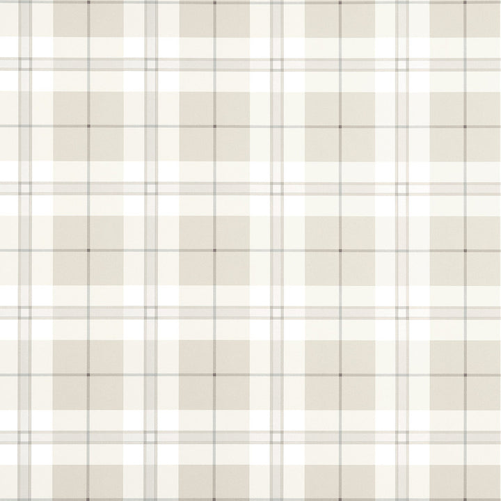 Douglas Plaid Light Beige T44072 by Thibaut Wallpaper Thibaut Wallpaper Douglas Plaid Light Beige T44072Wallpaper STRIPES & CHECKS RESOURCE Non Woven Wallpaper U.S.A </p><p>Repeat: H: , V: 6.75   (17.14  cm) 27  in  (68.58  cm) - Fabric Carolina -
