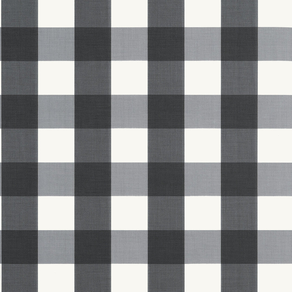 Buffalo Check Black T44076 by Thibaut Wallpaper Thibaut Wallpaper Buffalo Check Black T44076Wallpaper STRIPES & CHECKS RESOURCE Non-Woven Vinyl Wallpaper U.S.A </p><p>Repeat: H: , V: 6.25   (15.88  cm) 27  in  (68.58  cm) - Fabric Carolina -