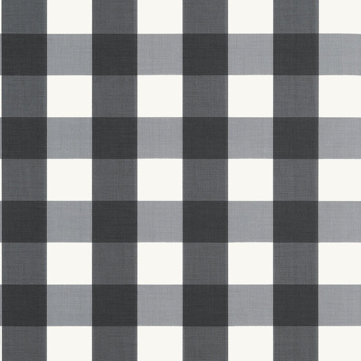 Buffalo Check Black T44076 by Thibaut Wallpaper Thibaut Wallpaper Buffalo Check Black T44076Wallpaper STRIPES & CHECKS RESOURCE Non-Woven Vinyl Wallpaper U.S.A </p><p>Repeat: H: , V: 6.25   (15.88  cm) 27  in  (68.58  cm) - Fabric Carolina -
