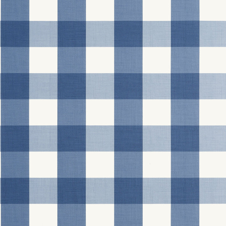 Buffalo Check Navy T44077 by Thibaut Wallpaper Thibaut Wallpaper Buffalo Check Navy T44077Wallpaper STRIPES & CHECKS RESOURCE Non-Woven Vinyl Wallpaper U.S.A </p><p>Repeat: H: , V: 6.25   (15.88  cm) 27  in  (68.58  cm) - Fabric Carolina -