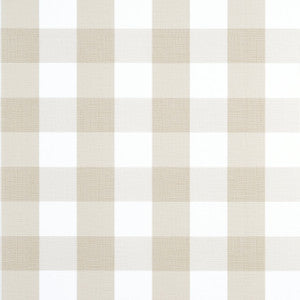 Buffalo Check Beige T44079 by Thibaut Designer Wallpaper