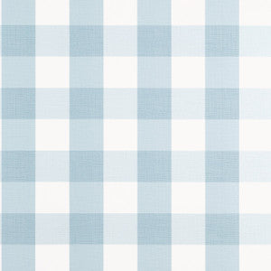 Buffalo Check Spa Blue T44080 by Thibaut Designer Wallpaper